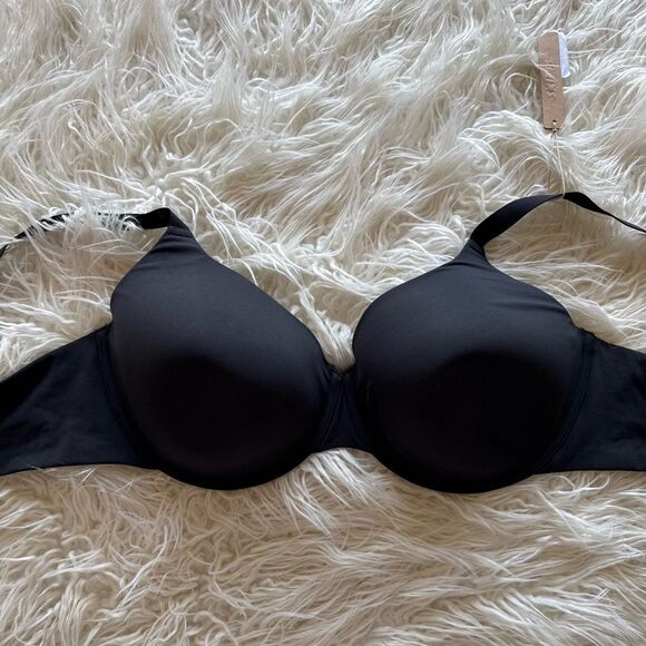 Skims Fits Everybody T-Shirt Bra Onyx Size 42DD - Picture 5 of 9